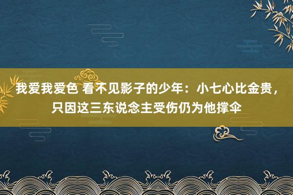 我爱我爱色 看不见影子的少年：小七心比金贵，只因这三东说念主受伤仍为他撑伞