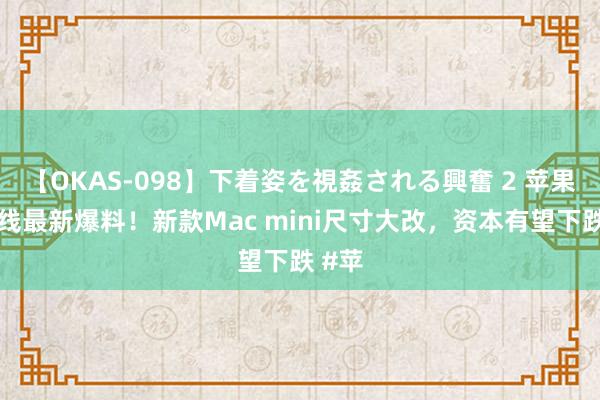 【OKAS-098】下着姿を視姦される興奮 2 苹果产物线最新爆料！新款Mac mini尺寸大改，资本有望下跌 #苹