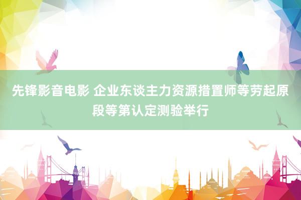 先锋影音电影 企业东谈主力资源措置师等劳起原段等第认定测验举行